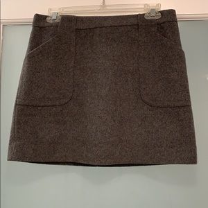 J. Crew wool mini skirt